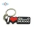 Import Custom made keychain soft 3D rubber PVC key chain from China
