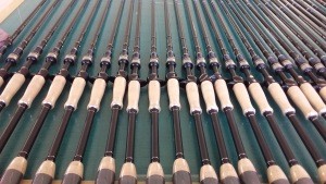 Custom made single-section one-section bass fishing rod