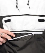 Custom mens contrast color windbreaker jacket outdoor rain coat