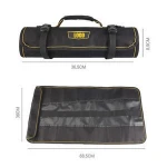 Custom multifunctional hardware rolling folding nylon utensil package tool bag