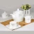 Import Custom new design 15/17 pcs ceramic colorful bone china tea set with teapot from China