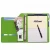 Import Custom office PU leather metal clip pocket file folder with clip and card holder from China