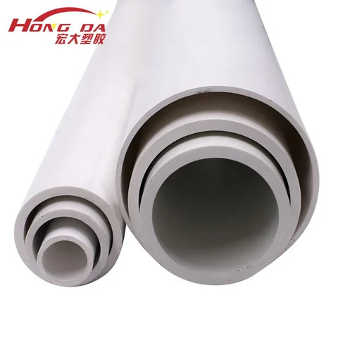 Custom Round White Plastic Extruded PVC ABS pipe