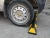Import Custom Safety Reflective Rubber Car Parking Block Wheel Stopper from China