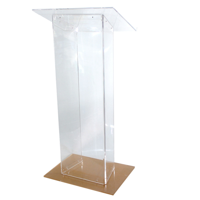 Buy Custom Size Clear Acrylic Glass Speech Podium Church Stage Podiums ...