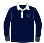 Custom sublimated rugby league team jersey long sleeves rugby polo shirt
