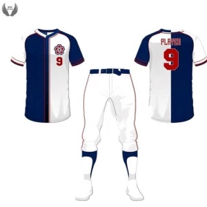 Custom sublimation mens cheap baseball uniforms