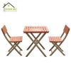 Custom wood fold table for garden,table and chair set