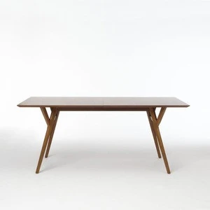 Customize Wooden Mid-Century Expandable Dining Table