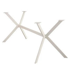 Customize X shape cast iron furniture table legs Custom Cast Iron Legs