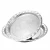 Import Customized Dish Food Serving Plates Stainless Steel Serving Round Tray Dish Dinner Plates from China