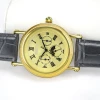Customized Hot Selling Classic Stainless Steel Mens Automatic Mechanical Watch Coin Shaped 30M Waterproof High-End Watch