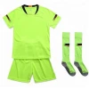 customized kids 2018/19 club soccer uniform blank short sleeve polyester sports sets