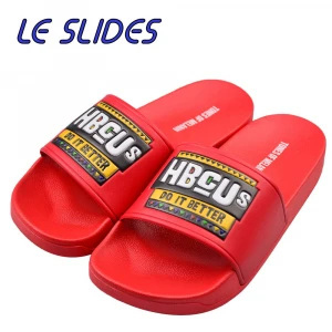 Customized logo color slide summer slipper sandals custom casual slippers