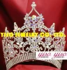 customized rhinestone bride pageant crown shaped wedding band tiaras