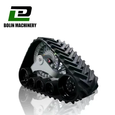 Customized Triangle Rubber Track Undercarriage for Crawler Farming Tractor Parts
