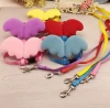 Cute Angel Pet Dog Leashes and Collars Set Puppy Leads for Small Dogs Cats Designer Wing Adjustable Dog Harness Pet Accessories