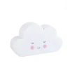 Cute bedroom table decorative small baby battery pvc LED cloud night light