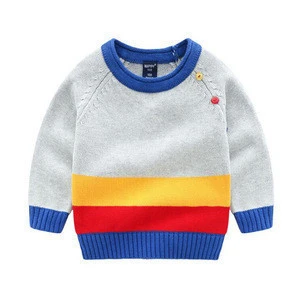 Cute Rainbow  3-7 Years Old Kids Children Boys Sweater Wholesale