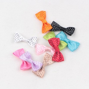 Cute Satin or Grosgrain Ribbon Mini Bow for Garment Accessory