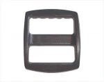 D-008 KJM black Plastic adjusted Slide Buckle IN STOCK Customized 48KG Pull Max