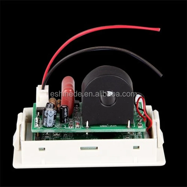 D69-2042 LCD Digital Voltage Panel Mount Voltmeter Ammeter AC80-300V/50A 100A Dual display