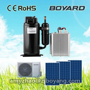DC 48v solar power air conditioner for sleeper bus dc solar powered air conditioners 12v/24v refrigerator freezer