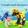 Deformation Mini Dinosaur Folding Magic cube Toy 3 Color Kids Gift Deformation Novelty Plastic Animal Toys
