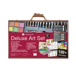Deluxe rainbow wooden art set Full Colors  Professional Painting  Art Set For Kids