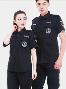 Design Security Black Winter Reflective Work Wear Royal Guard Uniforms
