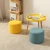 Import Detachable Round Stool Fabric Foot Rest Pouf Ottoman from China