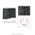 Import Digital LCD display wall clock with temperature and humidity thermometer from China