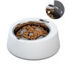 digital scale stainless steel pet bowl slow food feeder for dog