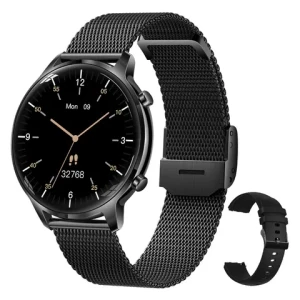 Digital touch screen Smart Watch Stainless Steel with Heart Rate reloj  fitness tracker