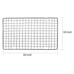 DINGEE 4 Pack Cooling Racks for Baking, Stainless steel Wire Baking Rack Bakeware Size 16 inch x10 inch