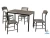 Import Dining furniture restaurant wood dining table sets with steel frame wholesale from China