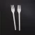 Import Disposable Compostable CPLA Forks Plastic Dinner Fork Table Fork from China