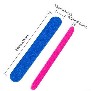 Disposable Nail Files (180/240 Grit) Double Sided Beauty Care Nail Buffering Files- Home or Professional Boards Manicure Tools
