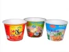 Disposable Plastic Soup Cup Fast Food Bowl One Time Usage Packaging Microwave Safety