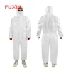 Disposable Polypropylene Nonwoven Coverall with Hood Zipper And Elastic cuff/ waist/ ankle  Suit Coveralls