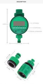 DIY Micro Drip Irrigation System Plant Self Automatic Watering Timer Garden Hose Kits With Adjustable Dripper