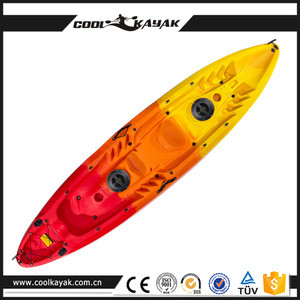 Buy Double 2 Person Plastic Fishing Canoe Wholesale Kayak Rowing Boat from Ningbo  Kuer Kayak Co., Ltd., China