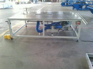 Double Glazing Glass Making Machine For Rubber Strip Assembly Table