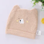 Double layer baby hat baby cap made of cotton for 0-3 months baby