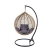 Import Double Seat Cheap Outdoor Furniture Garden Rattan Patio Egg Hanging Swing Chair with Cushion from China