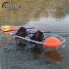 Double  transparent   Clear  kayak  with aluminum frame