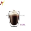 Double Walled Double Wall Glass Cup Perfect Coffee Cup Glass,Thermo Insulated Premium Quality Glass Cup Set