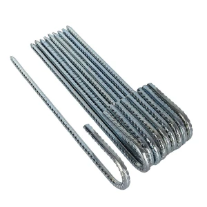 Drop shipping 12 inch 8pk swing fence galvanized ground anchor heavy duty tent pegs rebar stakes J hook tent