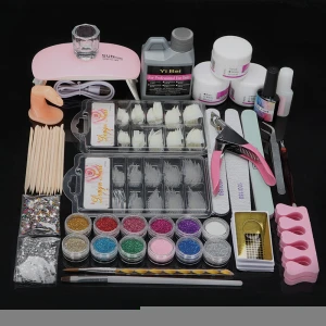 Dropshipping Manicure & Pedcure Set Beginner Acrylic Nail Art Kit Tool