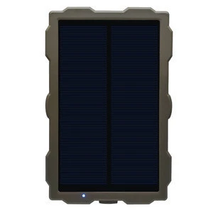 Dual output 1.5W super power IP66 waterproof Solar Panel Charger  for outdoor night vision trail hunting digital camera